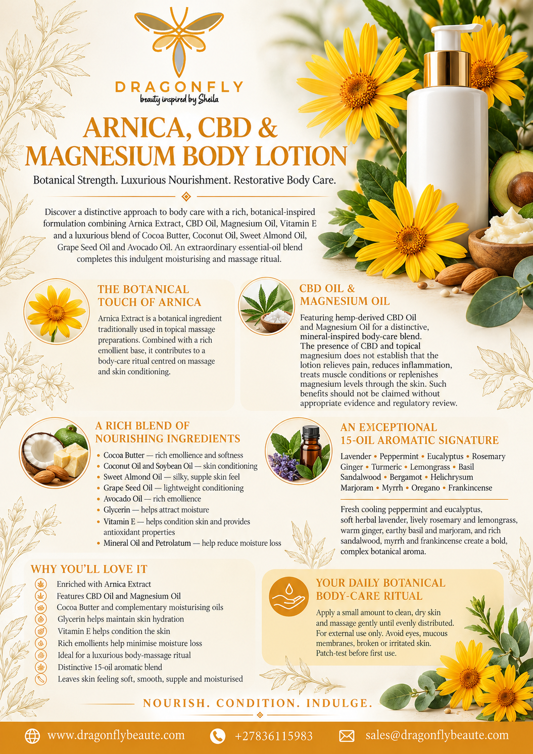 Arnica, CBD & Magnesium Lotion - Image 3